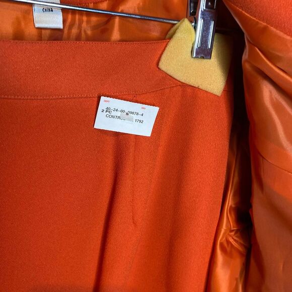 - Stella Louise for KB 2 pc skirt suit set modesty panel beaded satin coll… - Picture 8 of 9